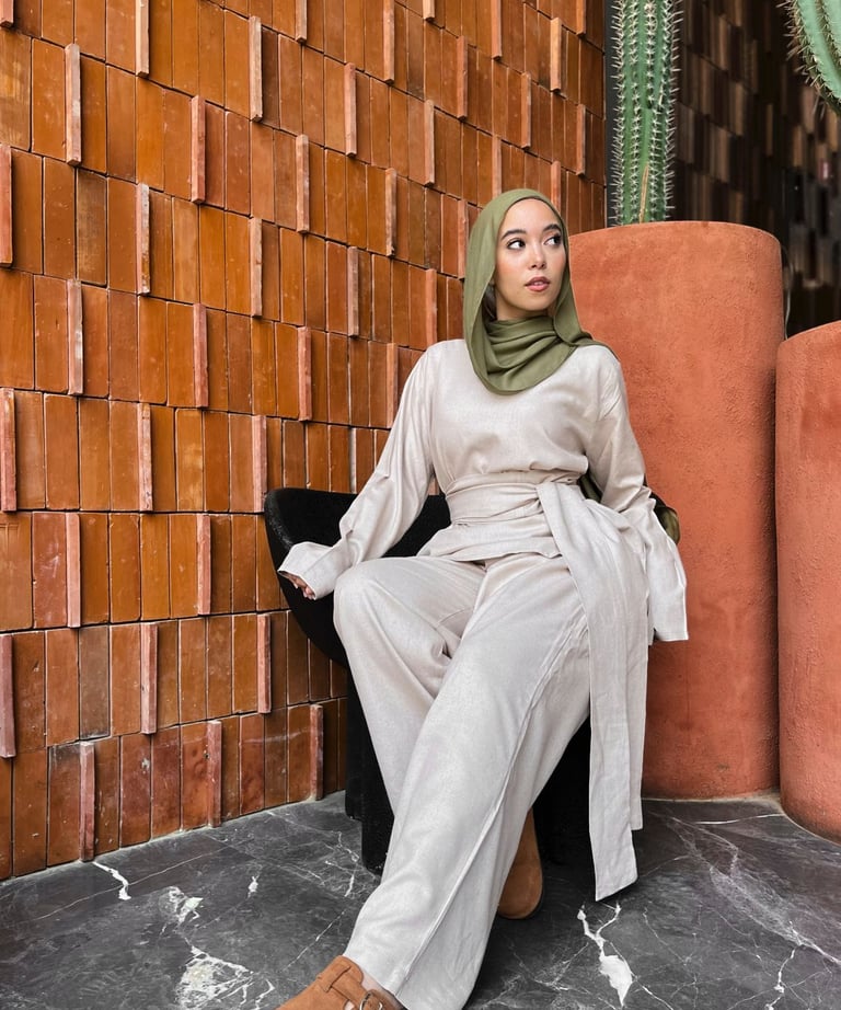 linen sets hijabi