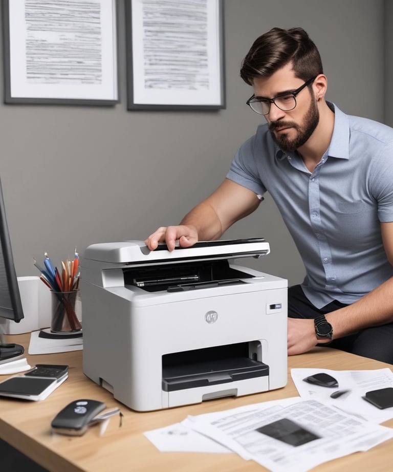 A professional printer with a dark gray exterior and simple design. The front panel features various indicator lights labeled On/Standby, Ribbon, Paper, and Error. The brand name 'Citizen' is displayed prominently at the top.