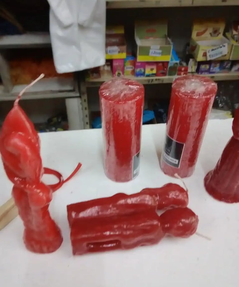 materiales de ceremonias y hechizos