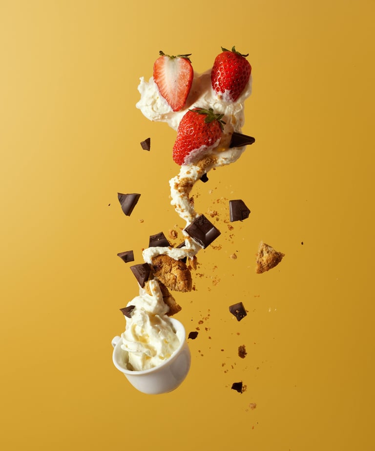 Chocolate and cream explosion