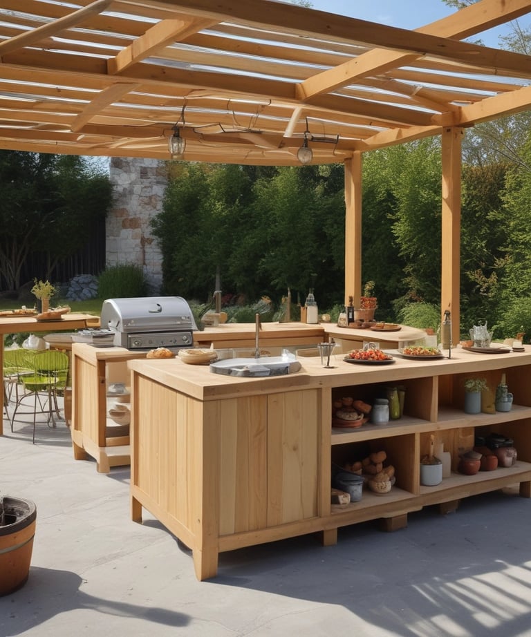 Close-up of hands fitting a wooden drawer, showcasing custom carpentry.