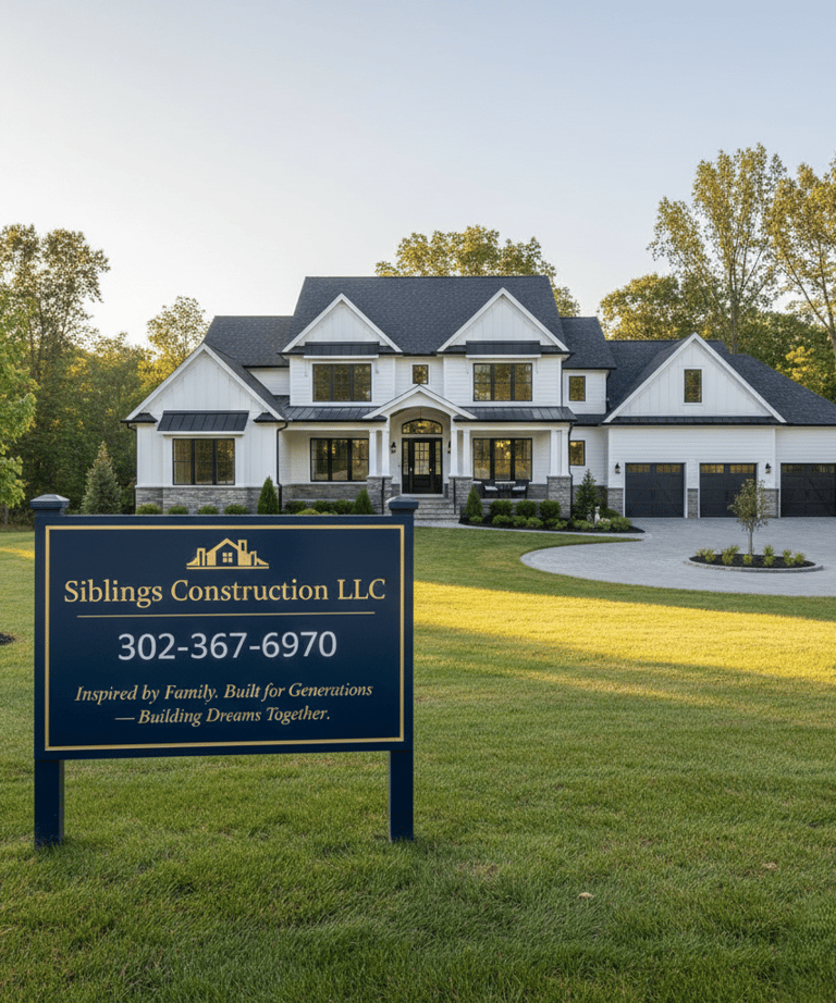 Siblings Construction LLC customer support team-Family-owned Delaware construction company