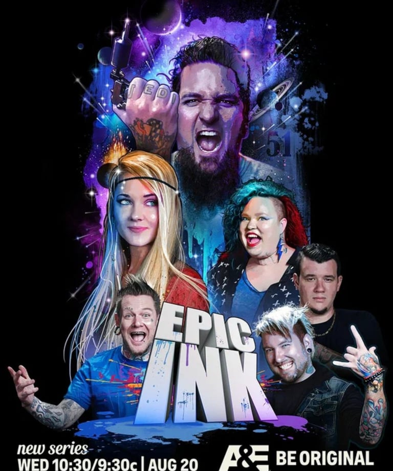promotional poster for Epic Ink TV show