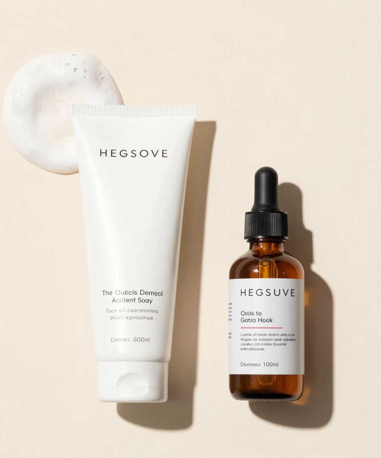 Close-up of a computer screen showing a minimalist website design in progress.