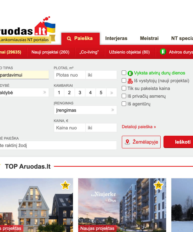 a website page with a picture of a website page with a list of the best
