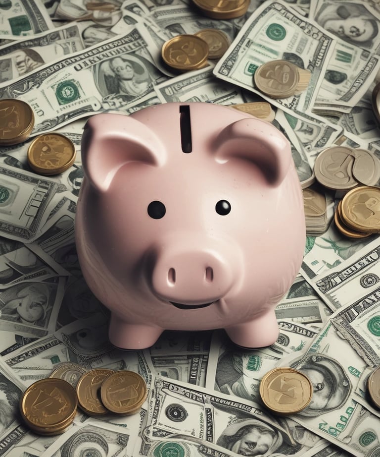 A visual representation of stock market trends.