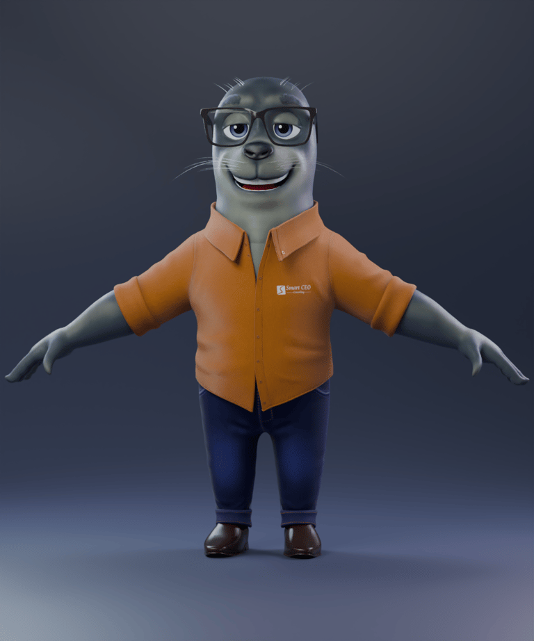 mascote 3D e personagem 3D