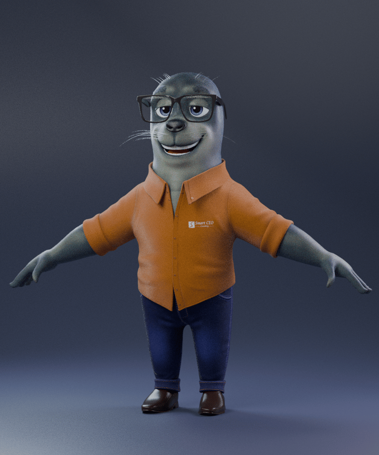 mascote 3D e personagem 3D