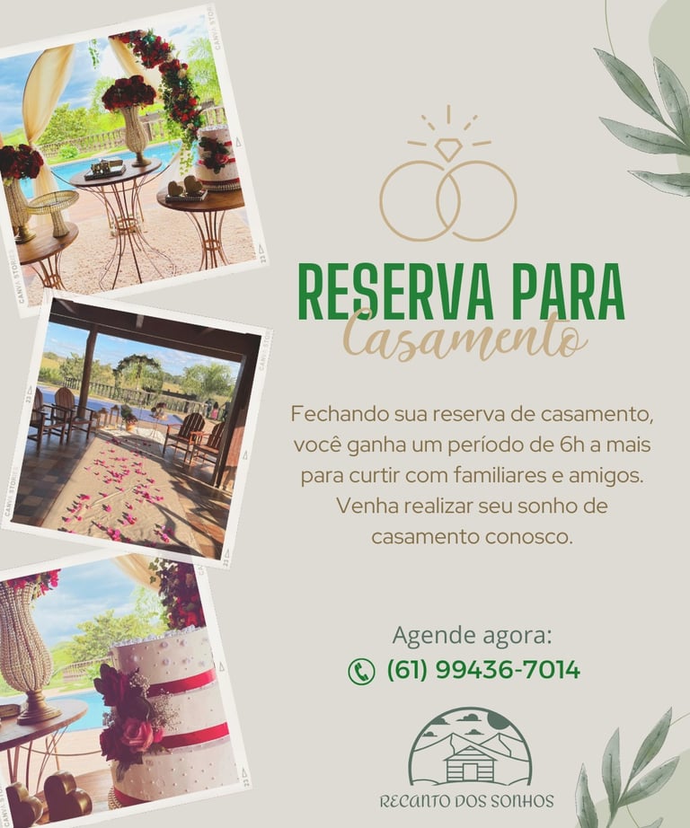 Reserva para Casamento