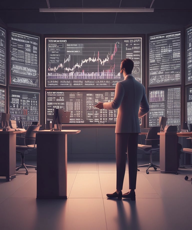 An inspiring mentorship session between a trader and mentor.