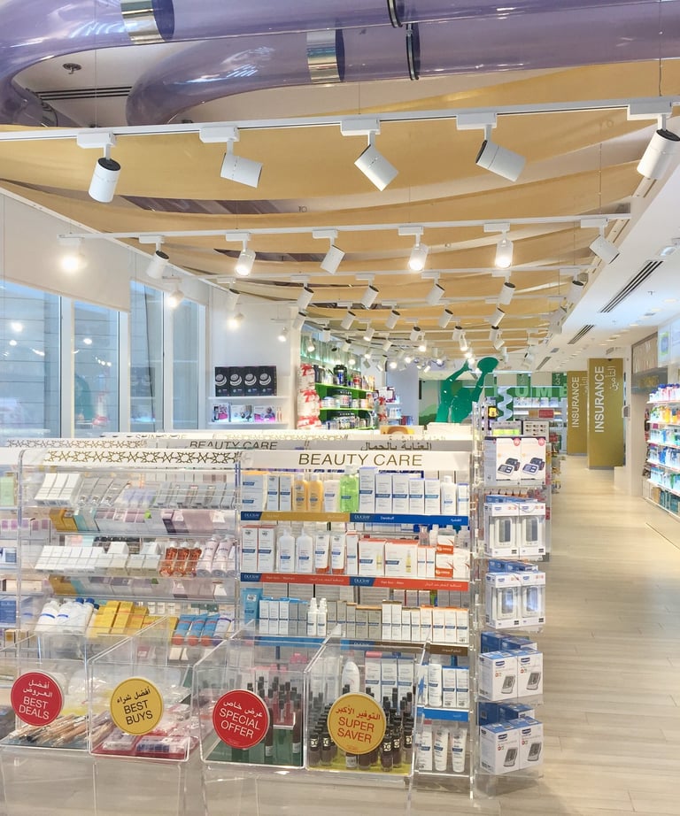 Pharmacy Lighting /Right Led Lighting Ajman