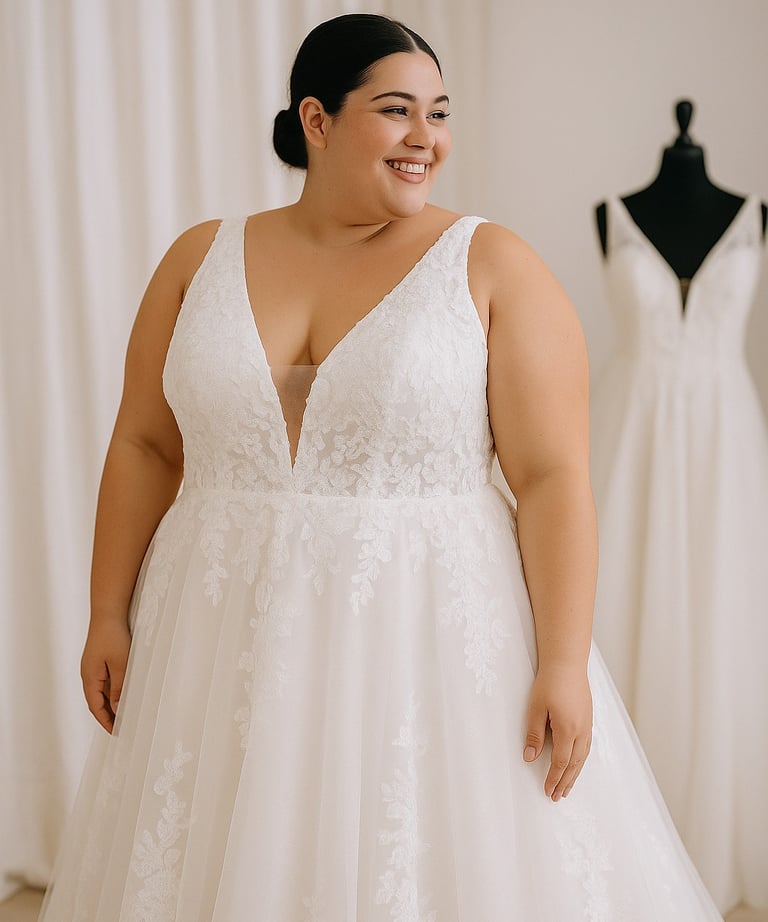 robe de mariée grande taille