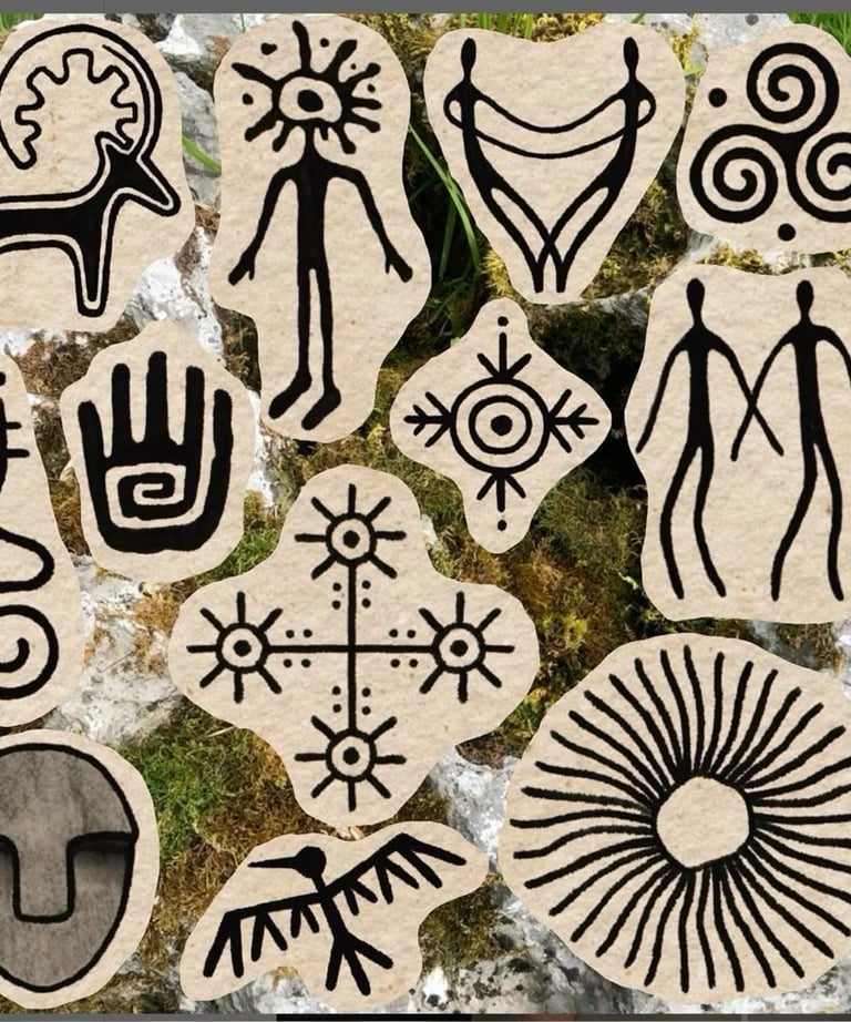 tribal pattern ancient craft handmade art primitive art