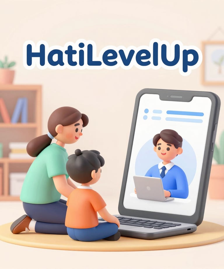 Friendly counselor smiling warmly while listening attentively to a student.