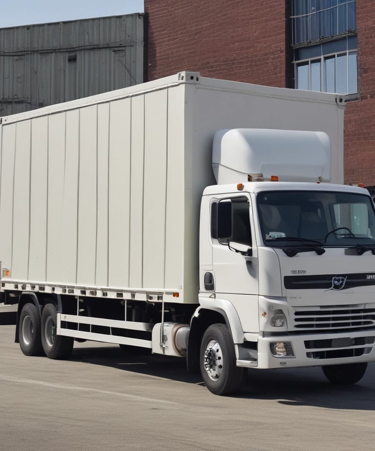A sturdy truck loaded with furniture ready to depart for relocation.