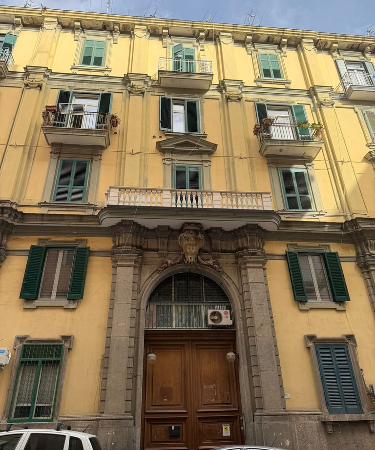 foto palazzo d'epoca dell'affittacamere