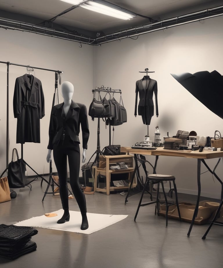 Close-up of a computer screen showing advanced photo editing software with a lingerie image.