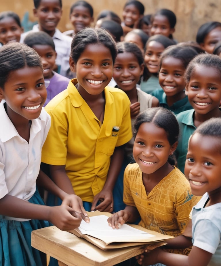 A graphic representing health and hygiene programs.