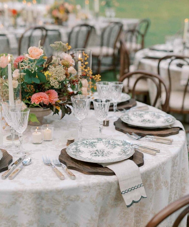 wedding reception seating arrangements