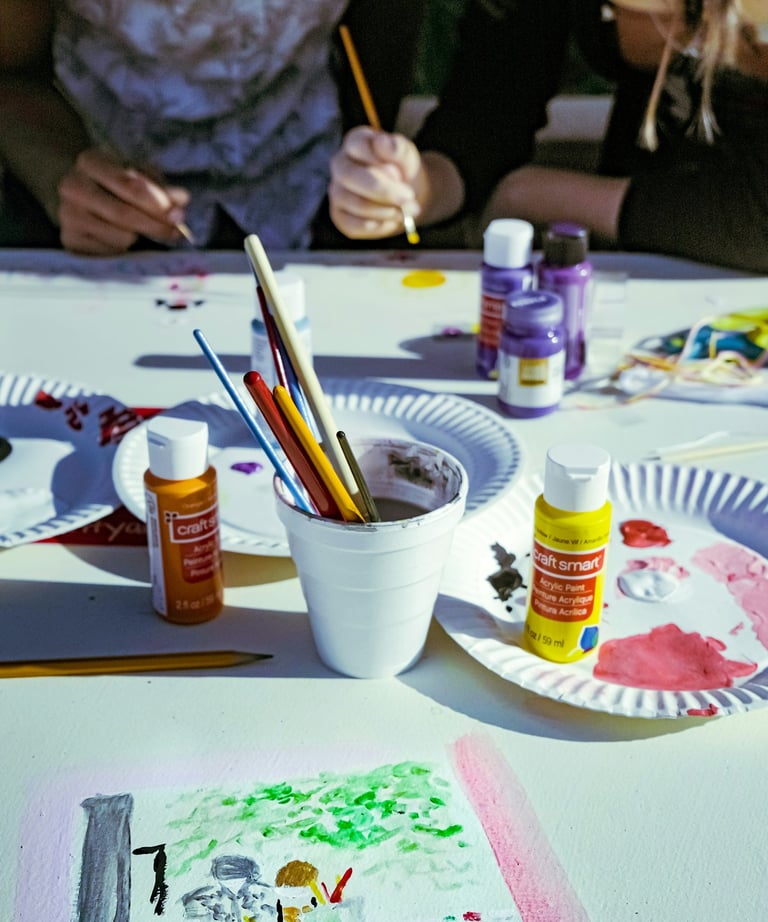 summer paint party kids, king george park richmond. book now. fun activities for kids