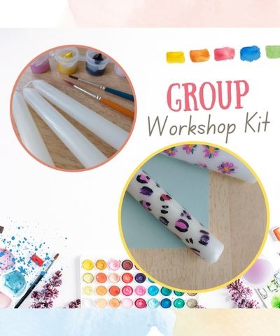 DIY candle painting kit information