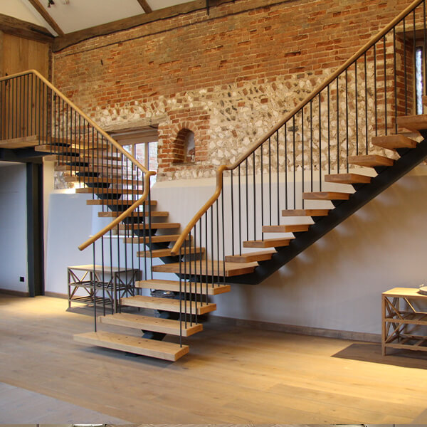 custom split staircase