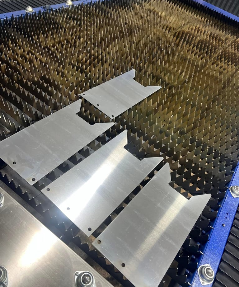 Laser Cut Shuttle Plates 1090 Spring Steel