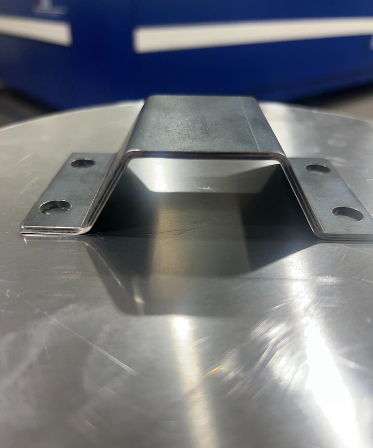 Laser Cut and Bent Steel Bracket