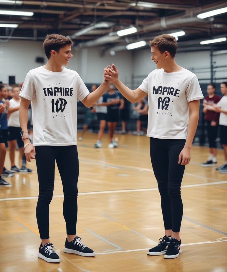 A child proudly showing a progress chart with milestones achieved.