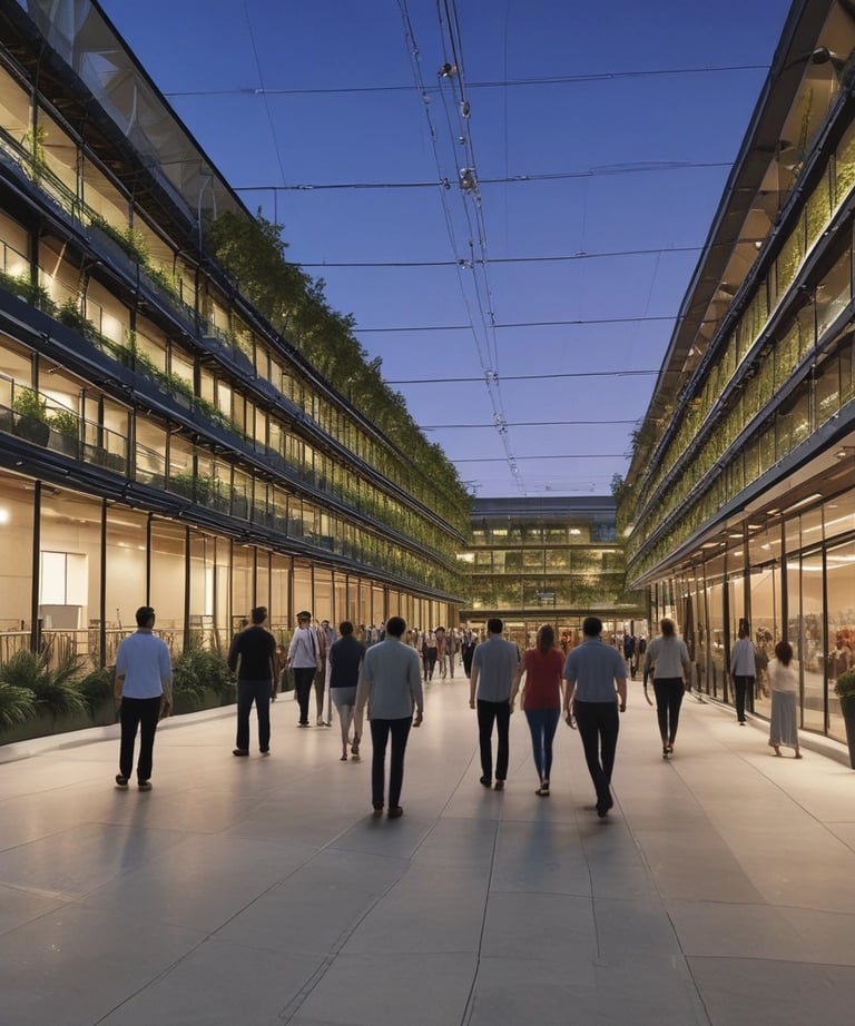 Image showing the founder, Mr. B. Mohan, in his office with LinkedIn open on his laptop screen.