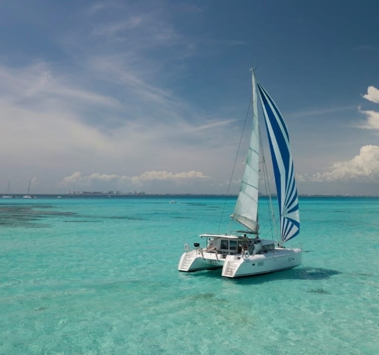 a catamaran for rent in cancun