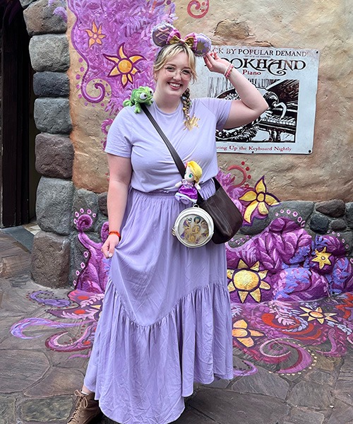 Ameliah Knopp pictured in Fantasyland® at Disney's Magic Kingdom® Park.
