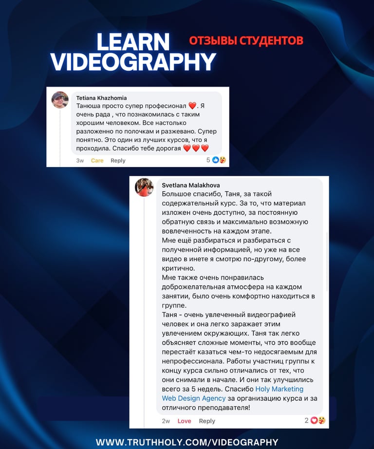 reviews a videographer's twitter account on twitter