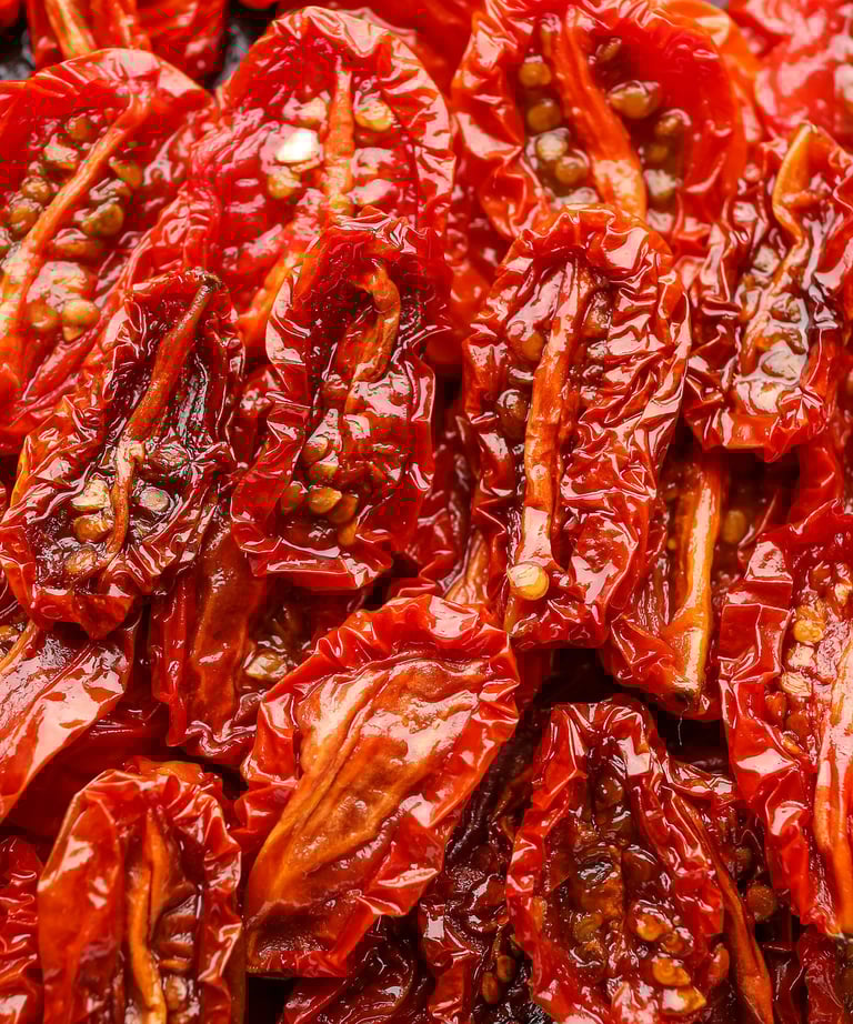 Tomates cherry deshidratados