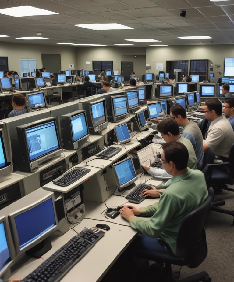 A man with a white beard and short hair is wearing a suit and striped tie. He is standing in what appears to be a courtroom or formal meeting room with wooden walls and furniture. There are flags in the background and a microphone on the podium.