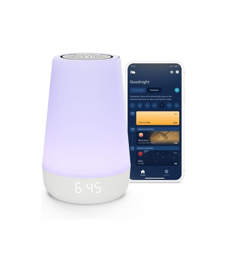 baby sound machine with night light, beach waves sound