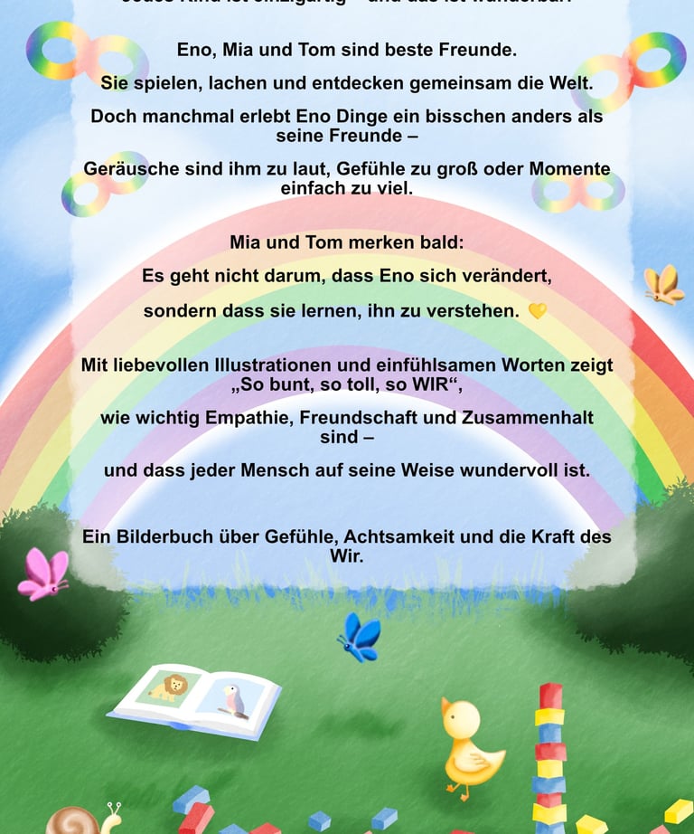 Cover Rückseite So bunt, so toll, so WIR!