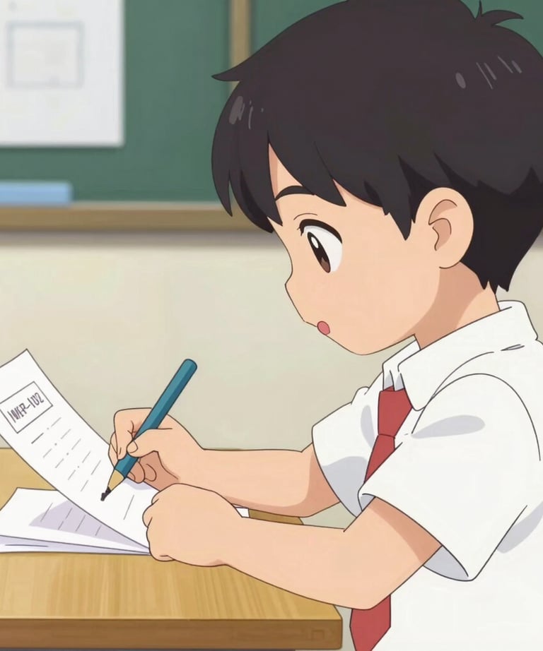 Close-up of colorful educational worksheets designed for young students.