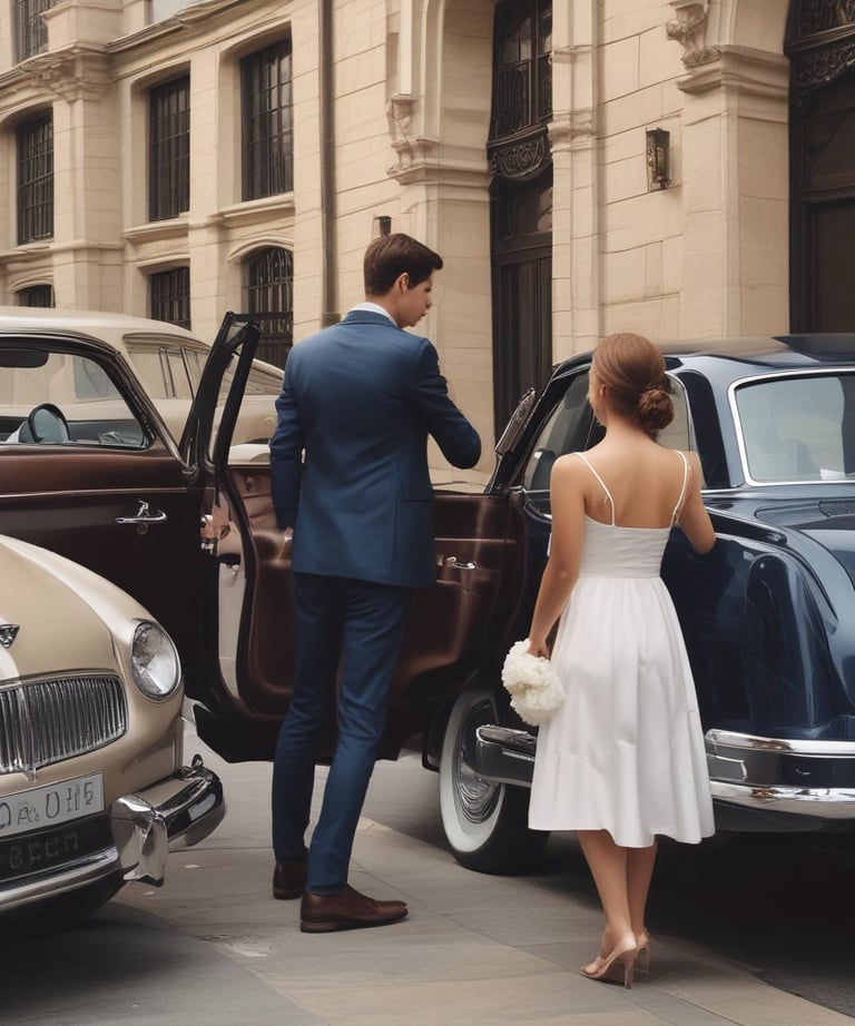 Close-up of a bronze-accented concierge desk with soft lighting and elegant details.