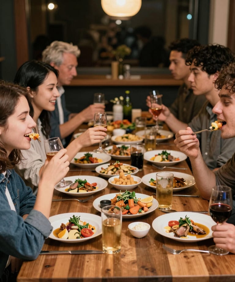 Close-up of a stylish Seven Cart kiosk decorated with fresh flowers at a city fair.
