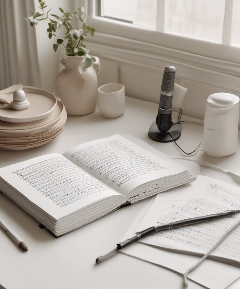 La création de chansons pour célébrer un proche