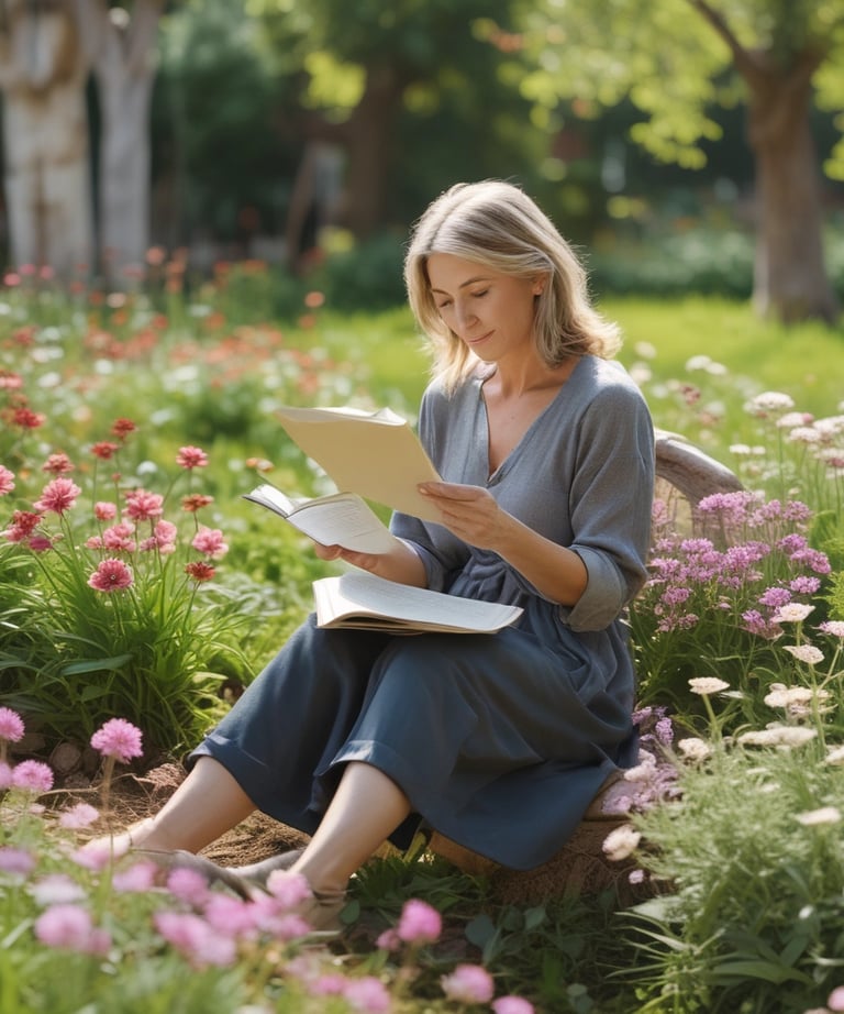 Hands gently holding a small bowl of water reflecting sunlight, symbolizing elemental balance.
