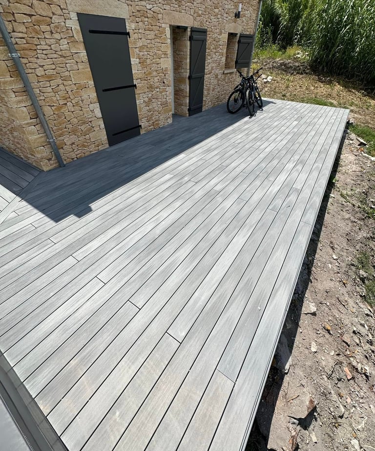 terrasse sur plots