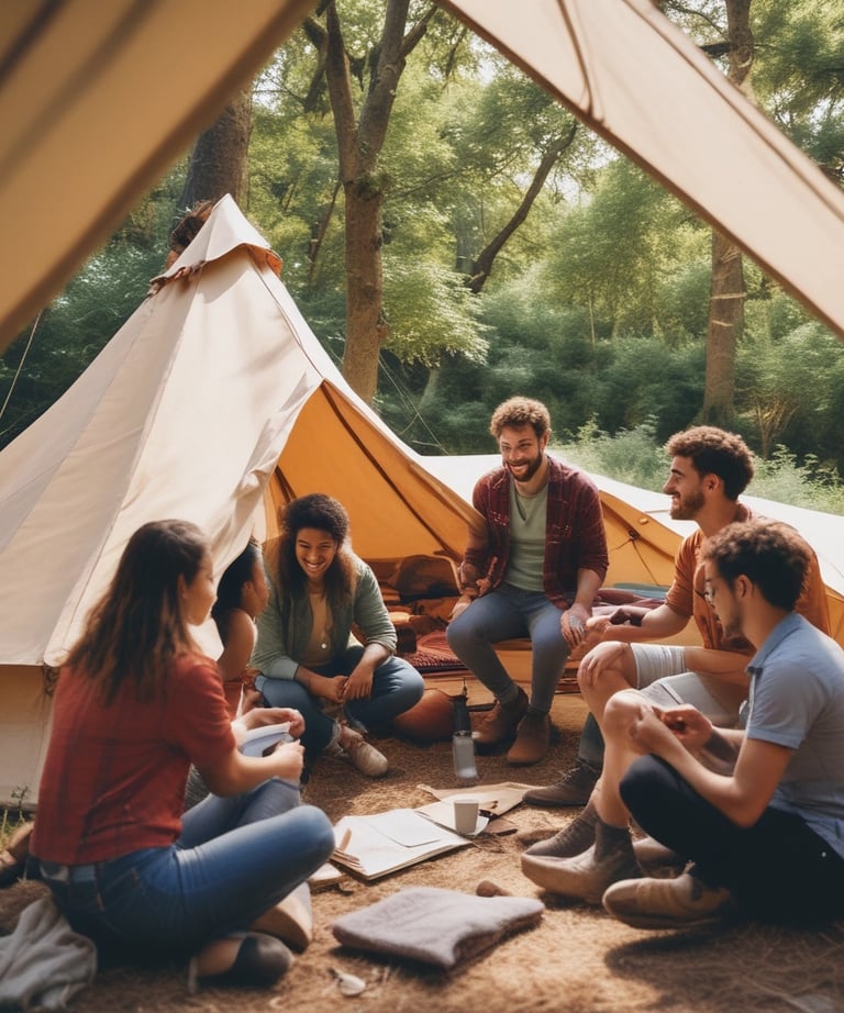 Volunteers working together to restore a local park bench.