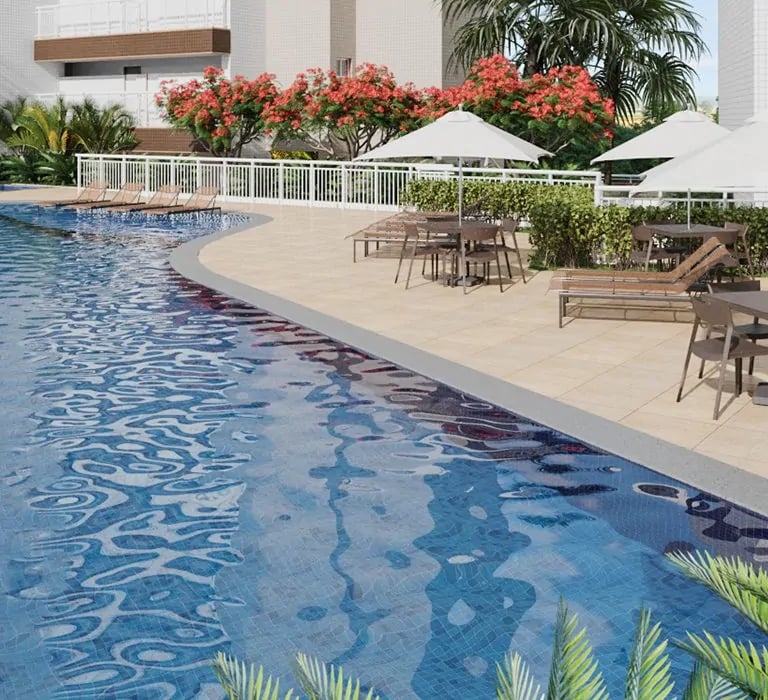 piscina do condomínio Prime Del Sol