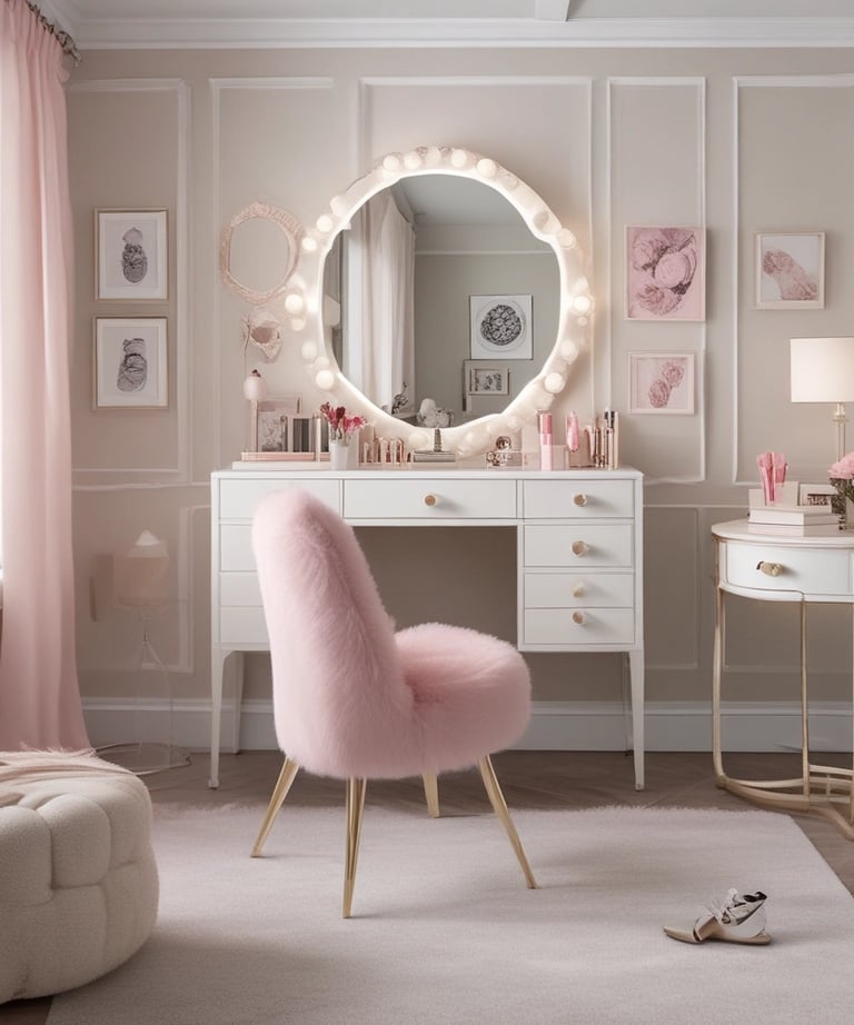 Cozy bedroom corner featuring contemporary storage solutions in natural wood tones.