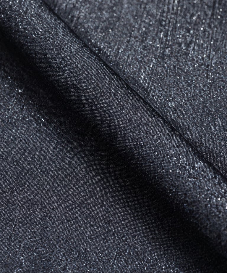 Macro shot of high-quality fabric textures with a subtle shimmer, suggesting premium quality and attention to detail, East Asian / Japanese style.