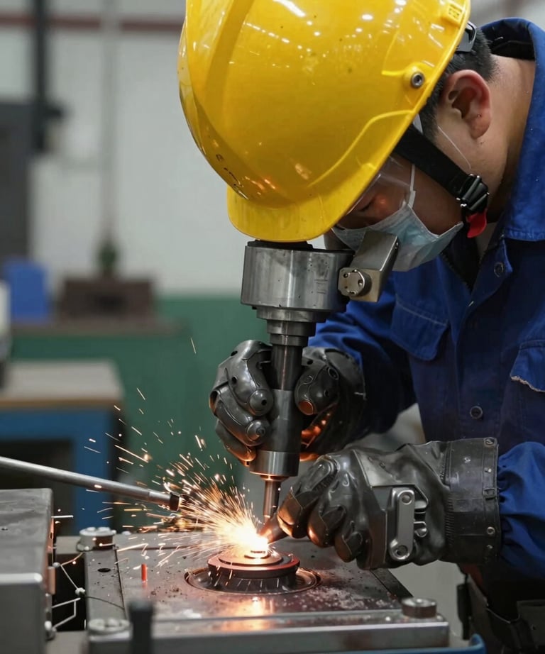 Group of competent assessors discussing certification standards.