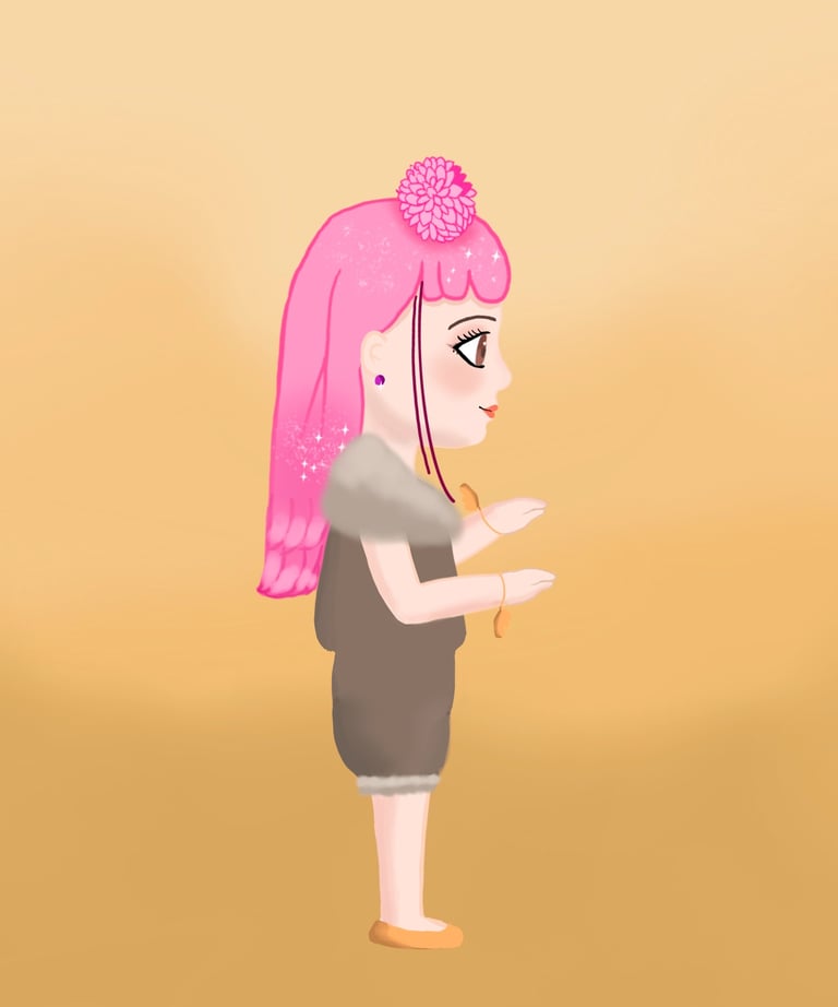 Mazell Dalliwell dance in the Duck Duck track