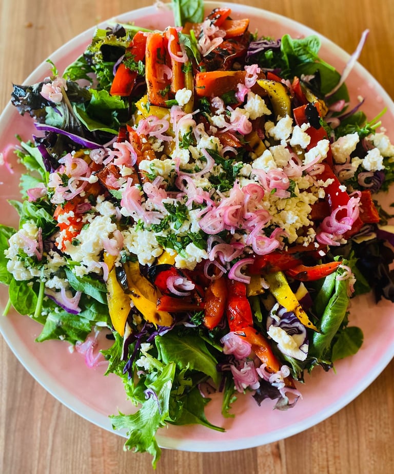 bright and beautiful salad